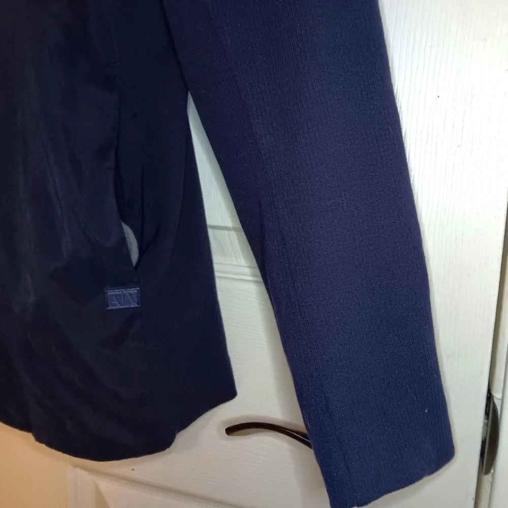 A/X Armani Exchange Mixed Texture Casual Blazer Jacket